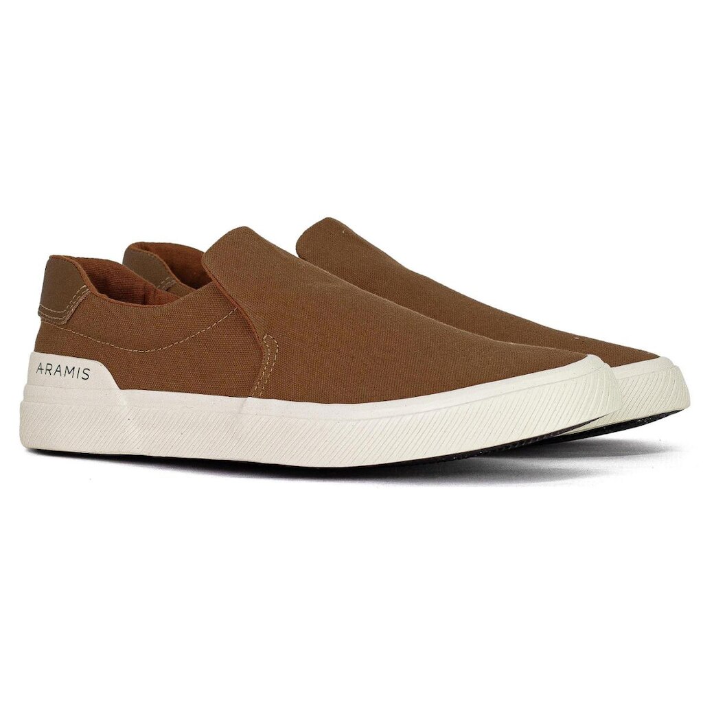 Tênis Masculino Slip On Aramis Daily Slip Canvas Casual Elástico Confortável AM037