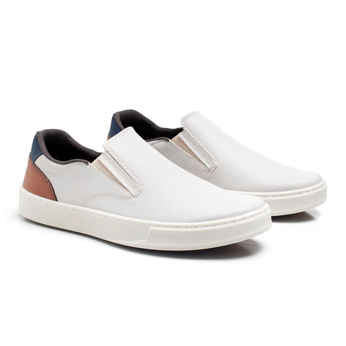 Tênis Masculino Slip On Dia a Dia Macio Estilo Conforto Menor preço em Tênis Masculino Slip On Dia a Dia Macio Estilo Conforto