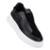 Tênis Masculino Sportstyle Casual Slip On Sola Alta Grande Conforto Robusto Alto Calça Fácil - Preto