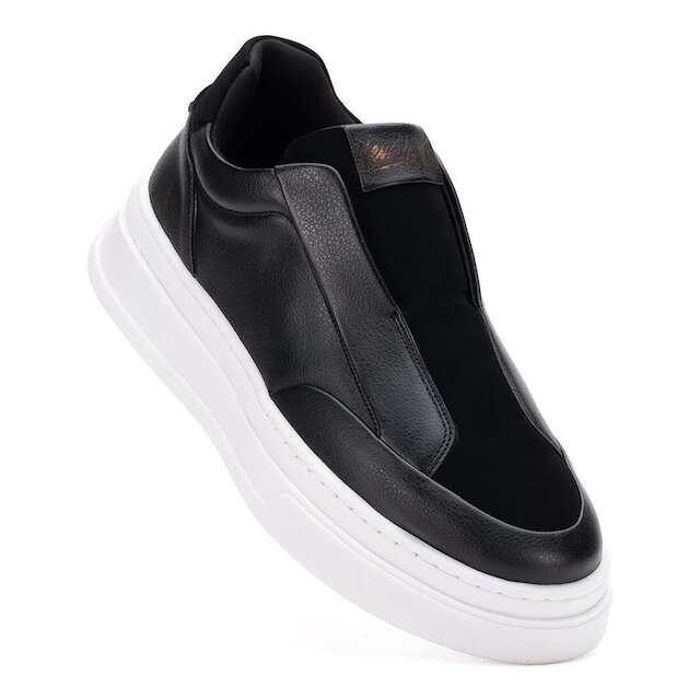 Tênis Masculino Sportstyle Homem Casual Slip On Calça Fácil Elástico Sola Alta Grande Conforto