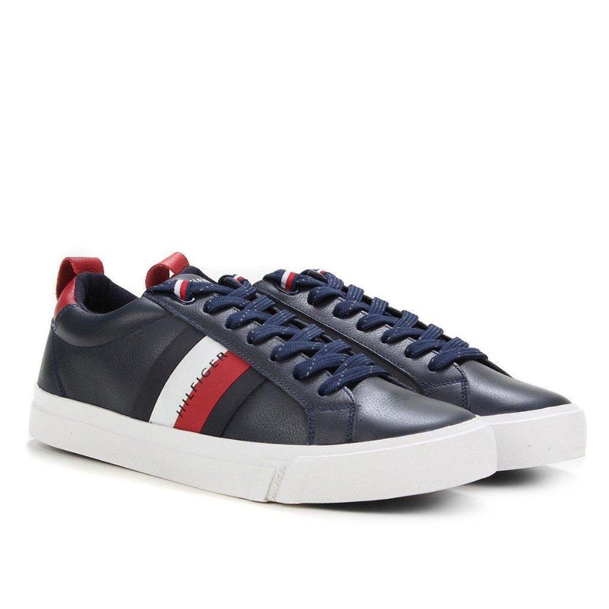 Tênis Masculino Tommy Hilfiger Dino 9A Branco THFM0FM02576 Menor preço em Tênis Masculino Tommy Hilfiger Dino 9A Branco THFM0FM02576