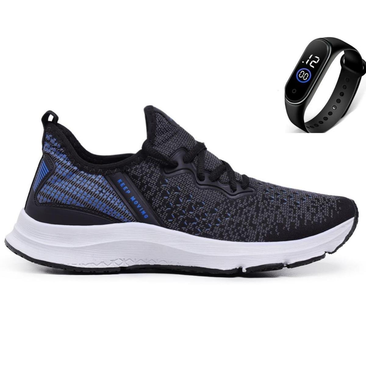 Tênis Masculino/Feminino Para Caminhada Academia Ginastica Leve Conforto + Relógio Menor preço em Tênis Masculino/Feminino Para Caminhada Academia Ginastica Leve Conforto + Relógio