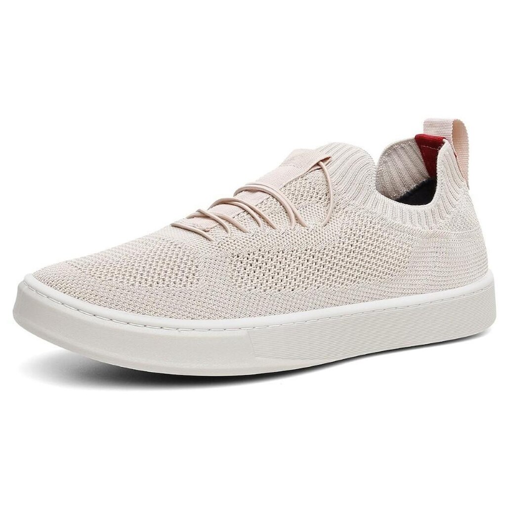 Tenis Meia Calce Facil Tecido Malha Knit Mesh Masculino Solado PVC Microexpandido Puxador Traseiro