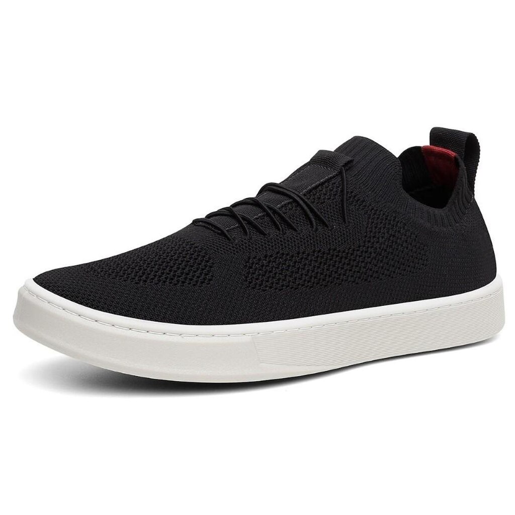 Tenis Meia Calce Facil Tecido Malha Knit Mesh Masculino Solado PVC Microexpandido Puxador Traseiro
