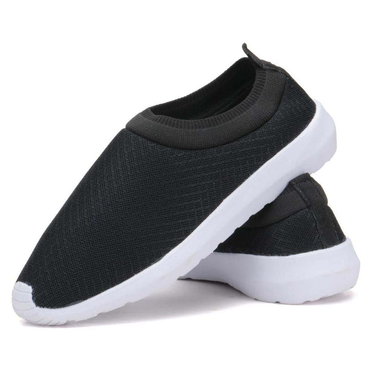 Tenis Meia Feminino Calce Facil Leve Macio - Preto é ruim? Tenis Meia Feminino Calce Facil Leve Macio - Preto é boa?