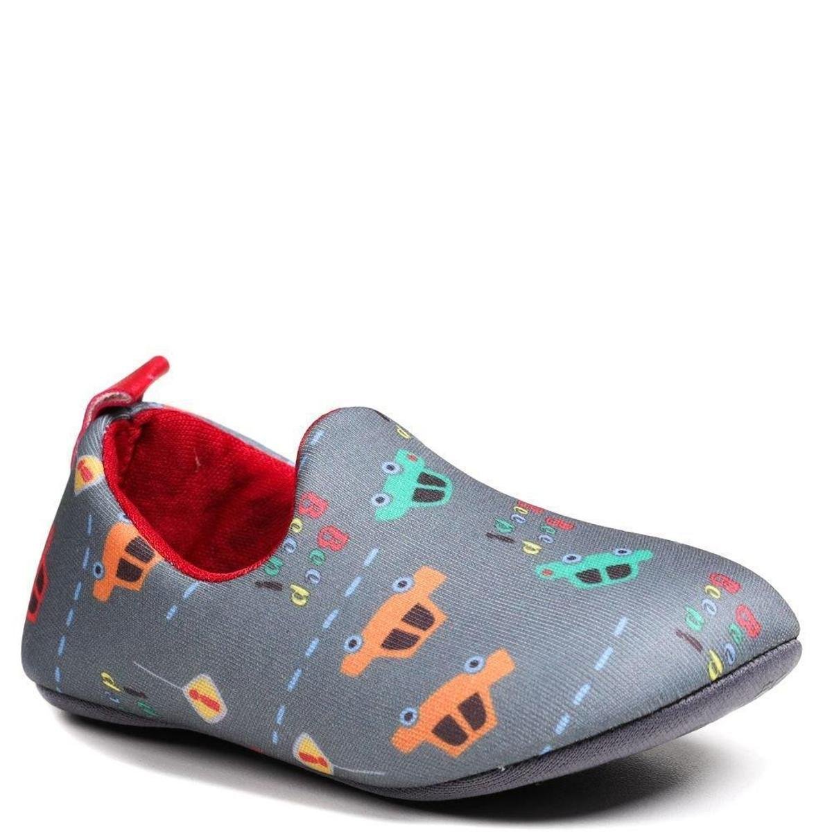 Tênis Meia Infantil Masculino Ortofino Sem Cadarço - Cinza Menor preço em Tênis Meia Infantil Masculino Ortofino Sem Cadarço - Cinza