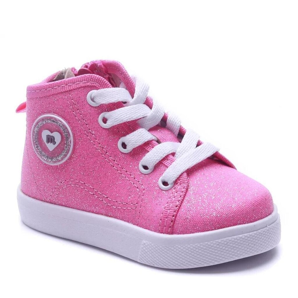 Tênis Menina Molekinha Cano Alto Lona Glitter 2118.578
