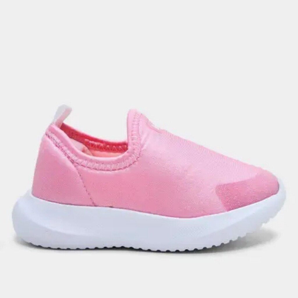 Tênis Meninas Infantil Bibi Glitter Escola Casual - Rosa