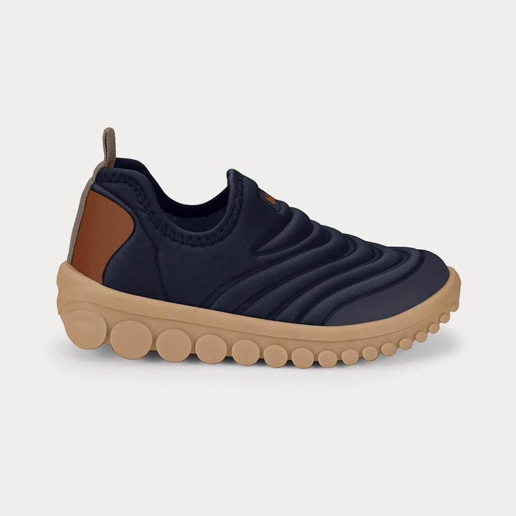 Tenis Menino Bibi Roller Caramelo Preto Calce fácil