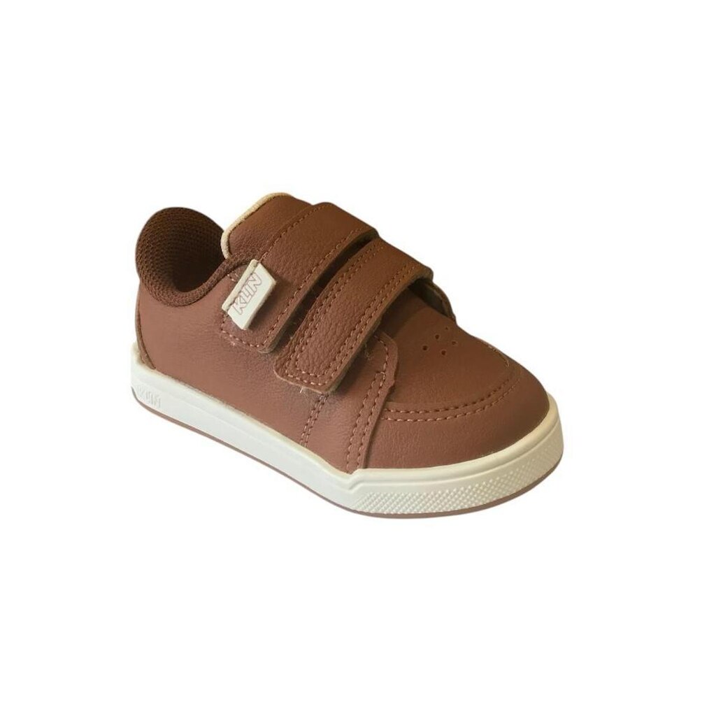Tênis Menino Klin Flyer Baby Caramelo/Off-White 166200-1
