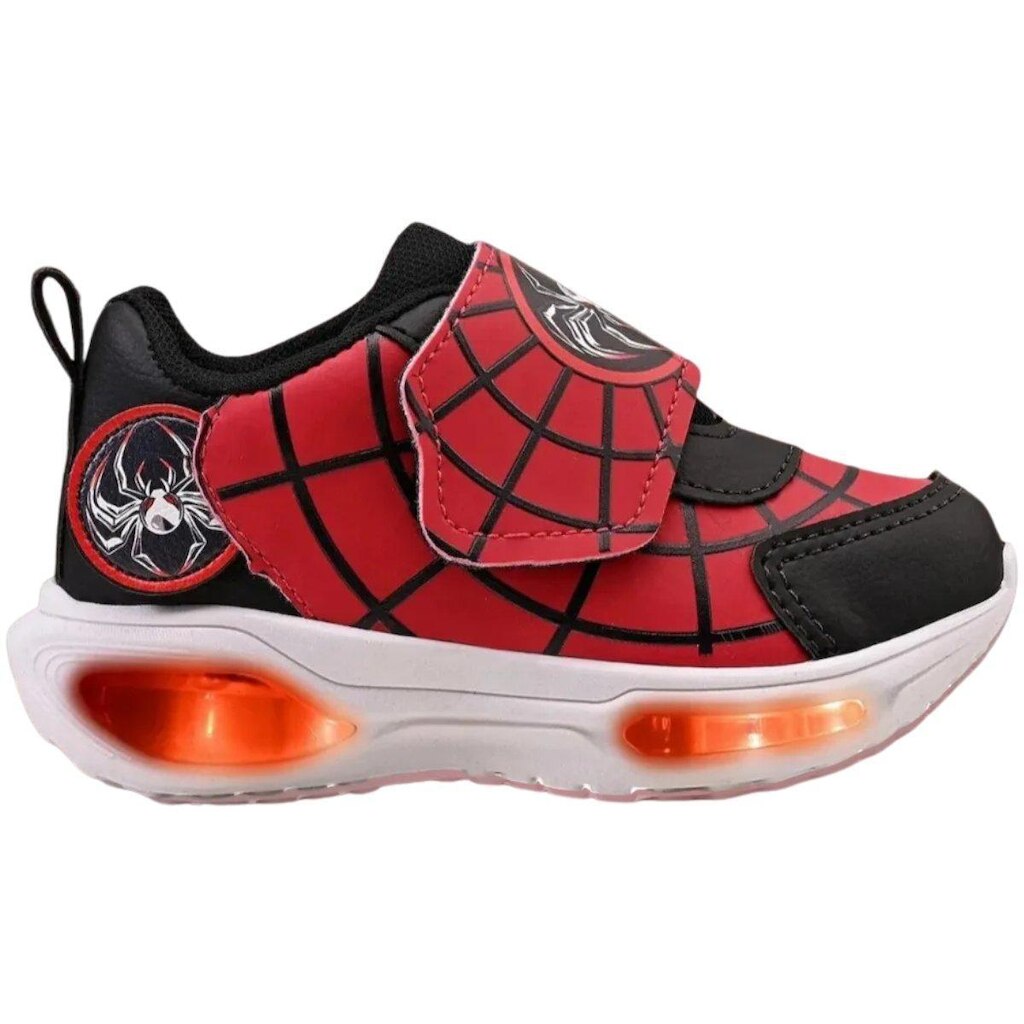 TÊNIS MINIPÉ LED HOMEM ARANHA BABY MENINO MP2534