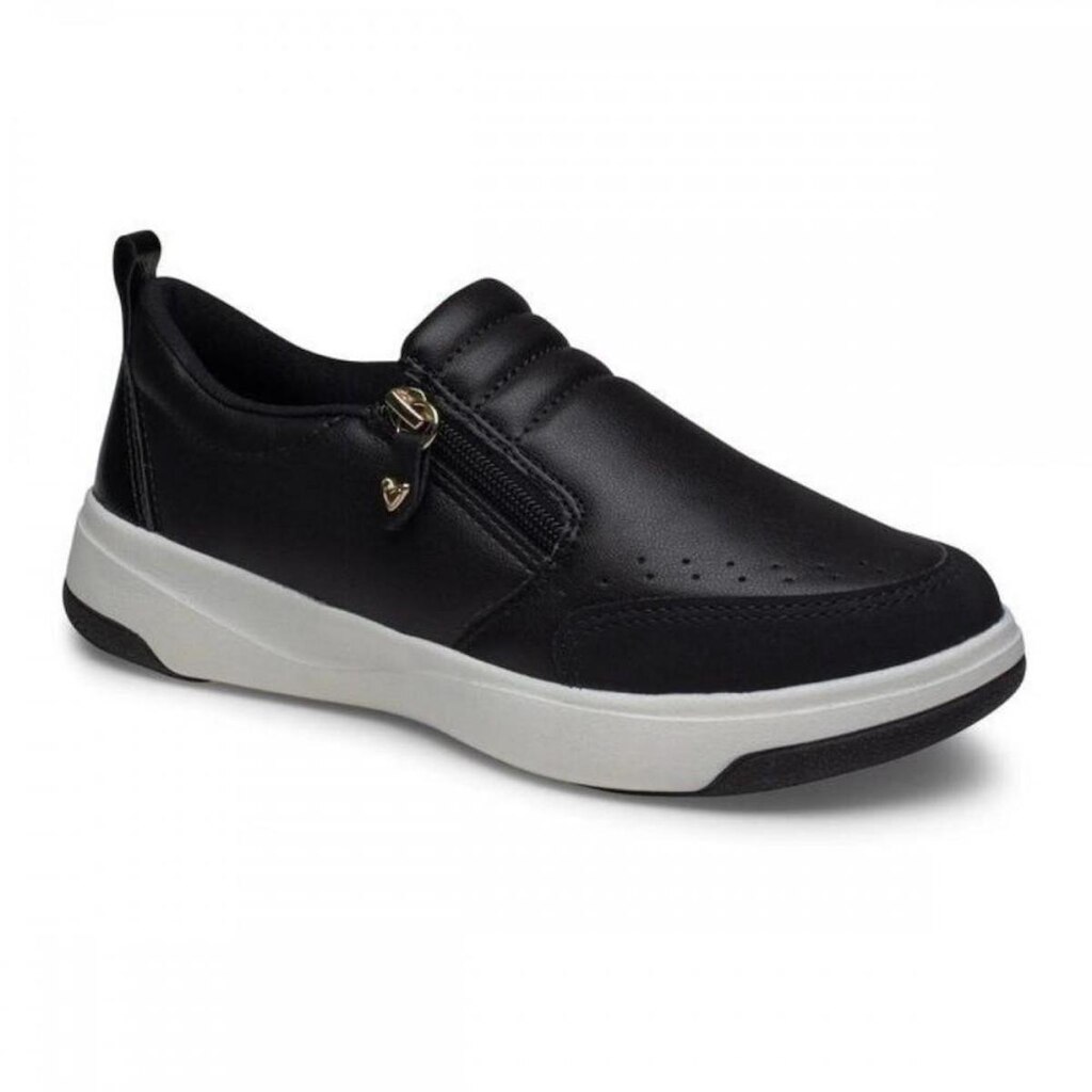Tenis Mississipi J2172 Slip On Zíper Feminino