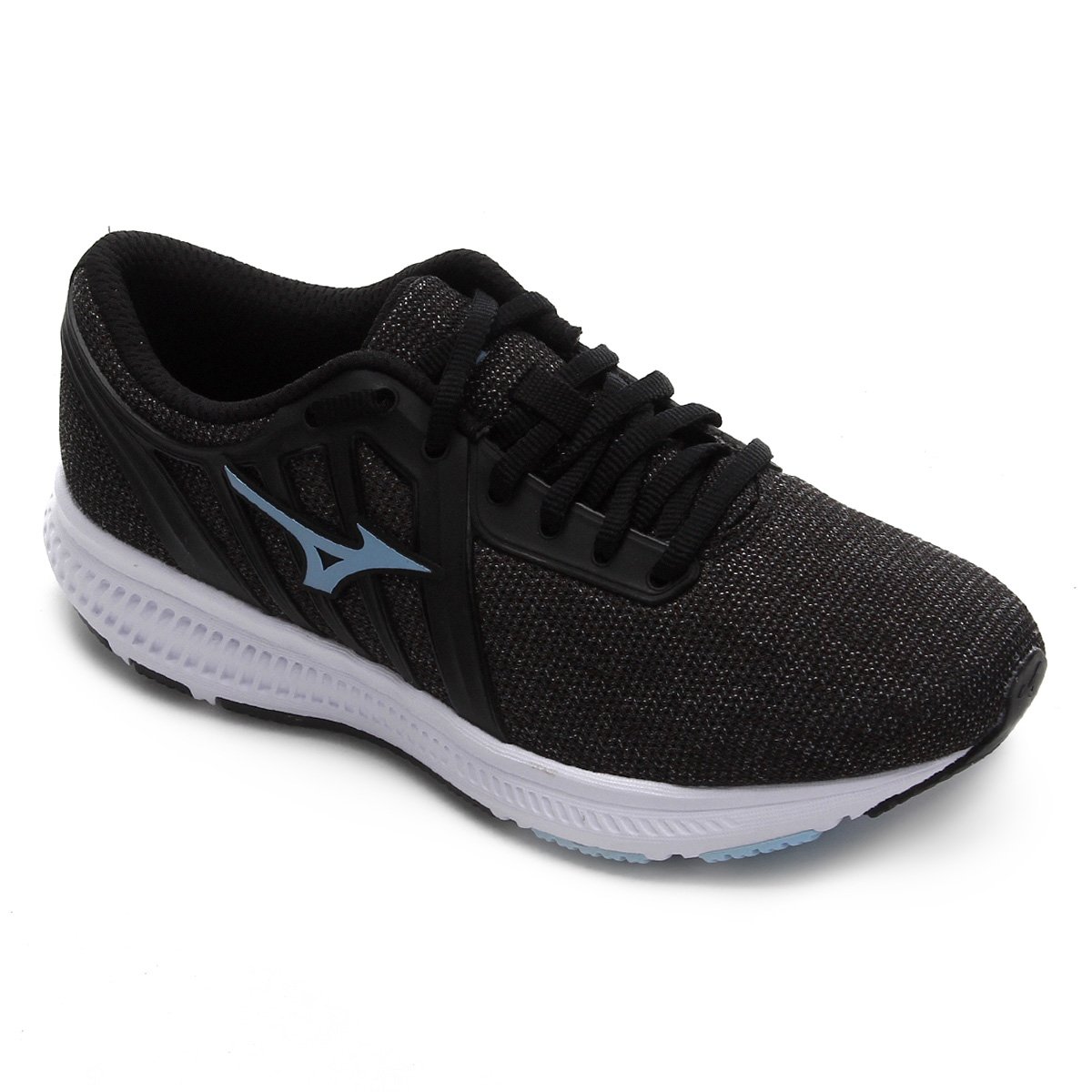 Tênis Mizuno Atlas Feminino - Preto+Azul Menor preço em Tênis Mizuno Atlas Feminino - Preto+Azul