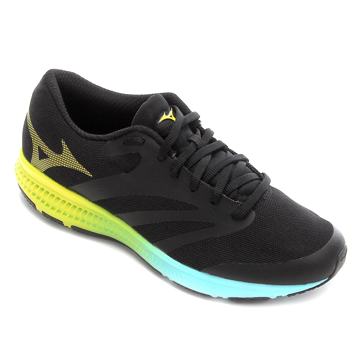 Tênis Mizuno Atoms Masculino - Preto+Azul Menor preço em Tênis Mizuno Atoms Masculino - Preto+Azul