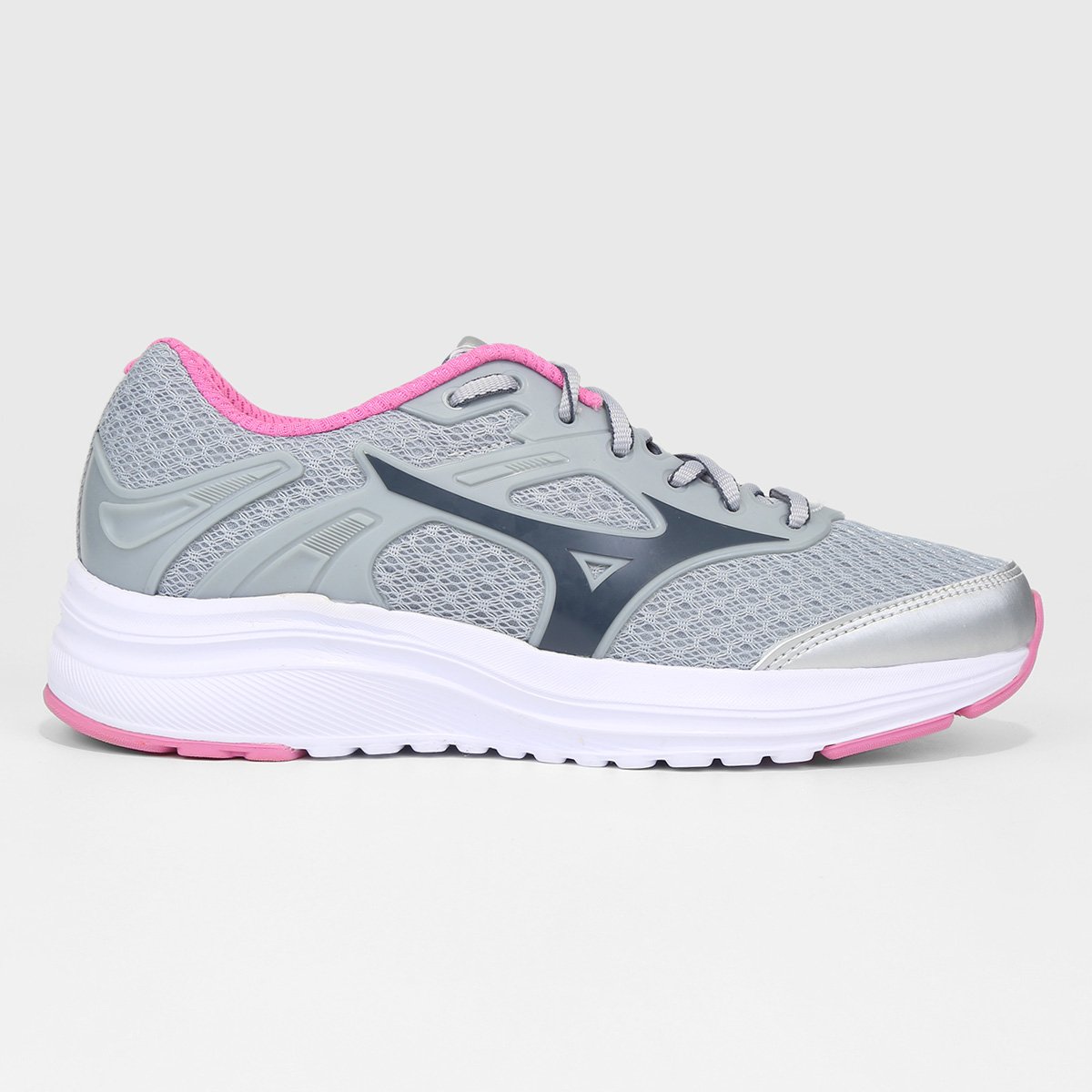 Tênis Mizuno Cometa Feminino - Prata Menor preço em Tênis Mizuno Cometa Feminino - Prata