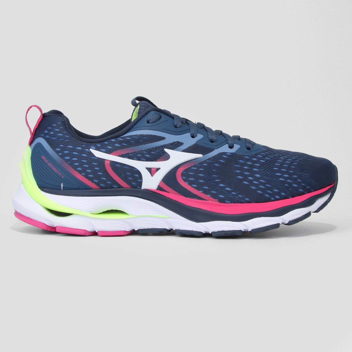 Tênis Mizuno Dynasty 4 Feminino - Marinho+Pink Menor preço em Tênis Mizuno Dynasty 4 Feminino - Marinho+Pink