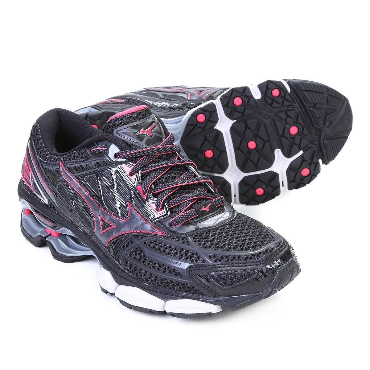 Tênis Mizuno Wave Creation 19 Feminino - Preto+Grafite é ruim? Tênis Mizuno Wave Creation 19 Feminino - Preto+Grafite é boa?