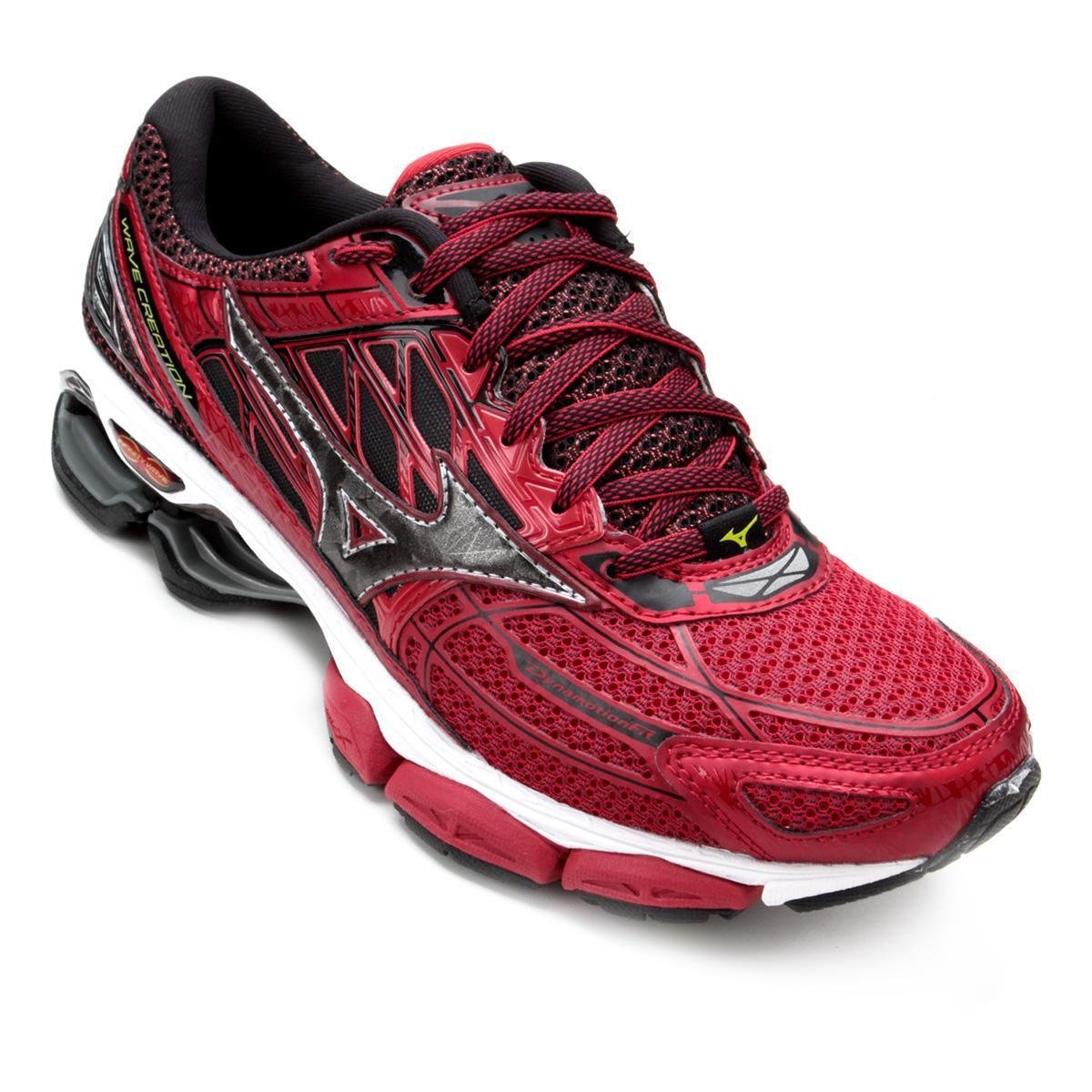 Tênis Mizuno Wave Creation 19 Masculino - Vermelho+Preto é ruim? Tênis Mizuno Wave Creation 19 Masculino - Vermelho+Preto é boa?