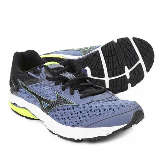 Tênis Mizuno Wave Dynasty Masculino - Grafite+Preto