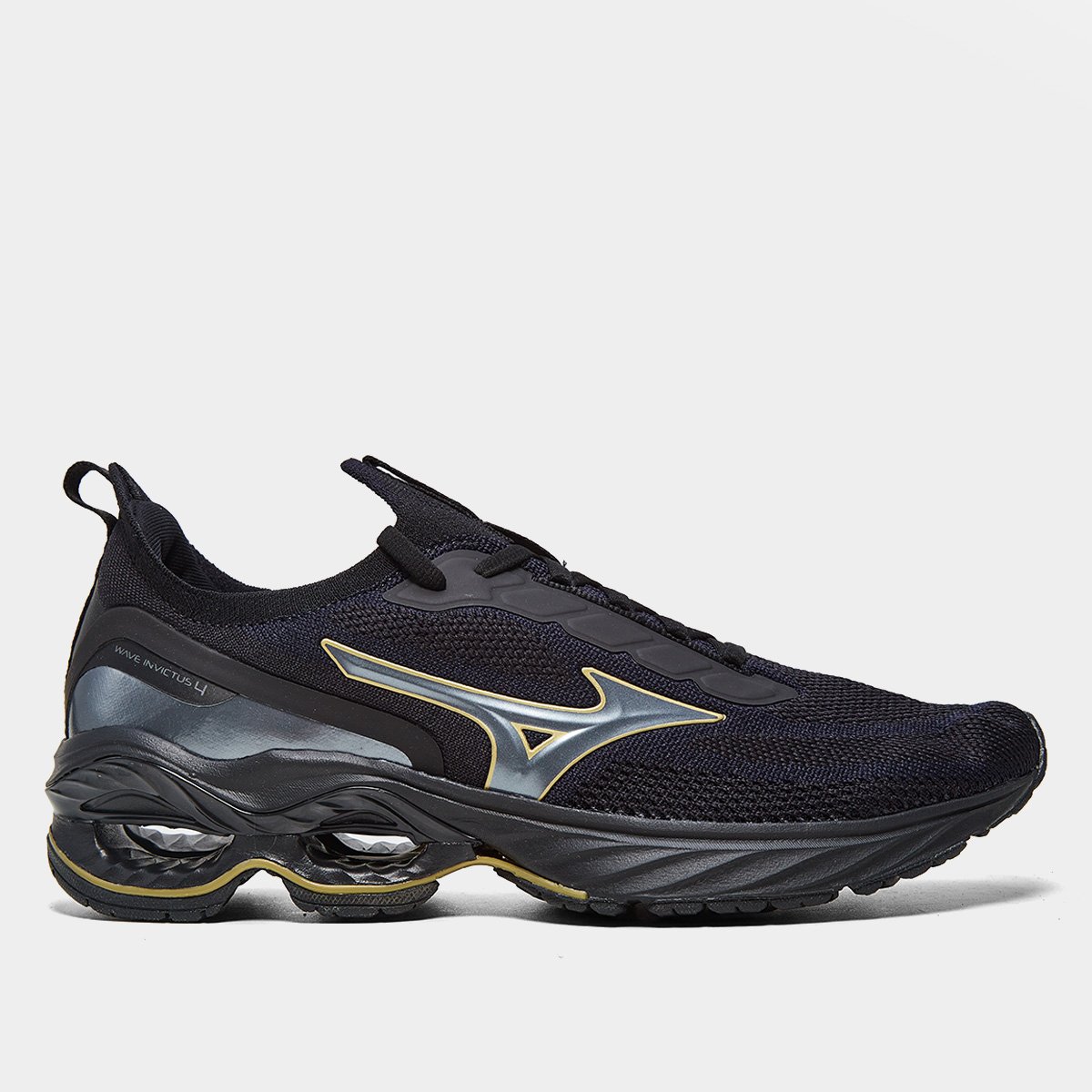Tênis Mizuno Wave Invictus 4 Masculino Menor preço em Tênis Mizuno Wave Invictus 4 Masculino