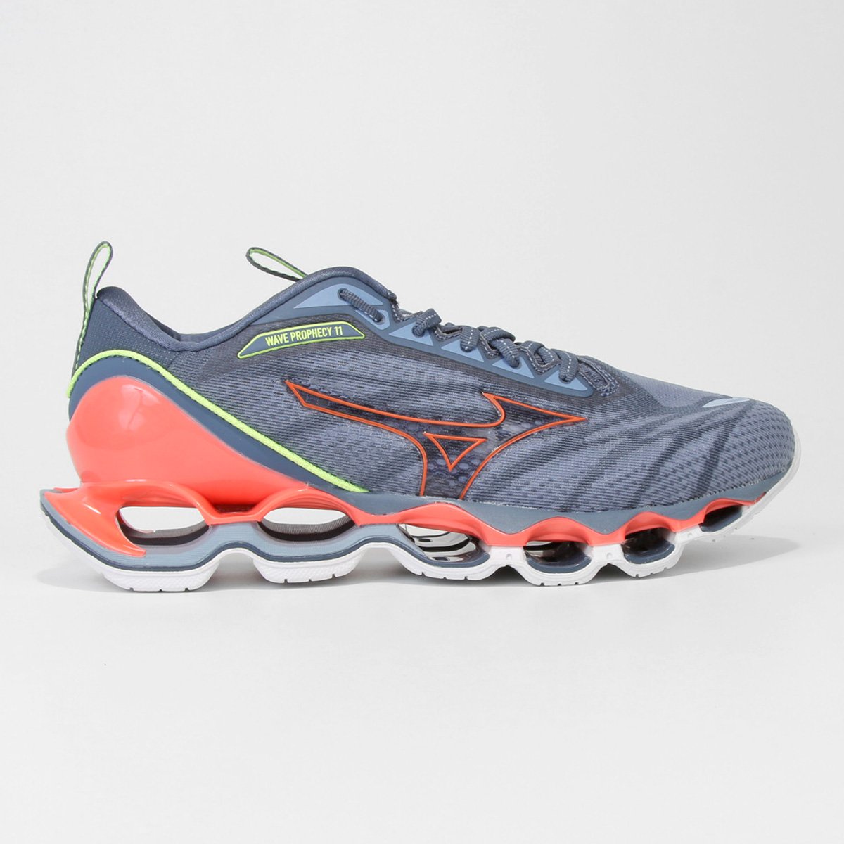Tênis Mizuno Wave Prophecy 11 Masculino - Azul Turquesa+Verde Limão é ruim? Tênis Mizuno Wave Prophecy 11 Masculino - Azul Turquesa+Verde Limão é boa?