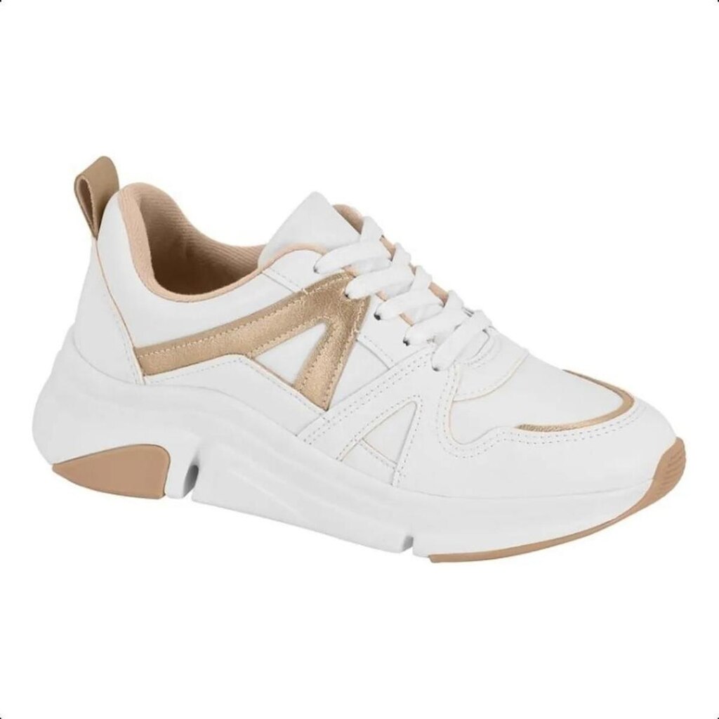 TENIS MODARE 7401.102 (BRANCO/DOURADO 35)