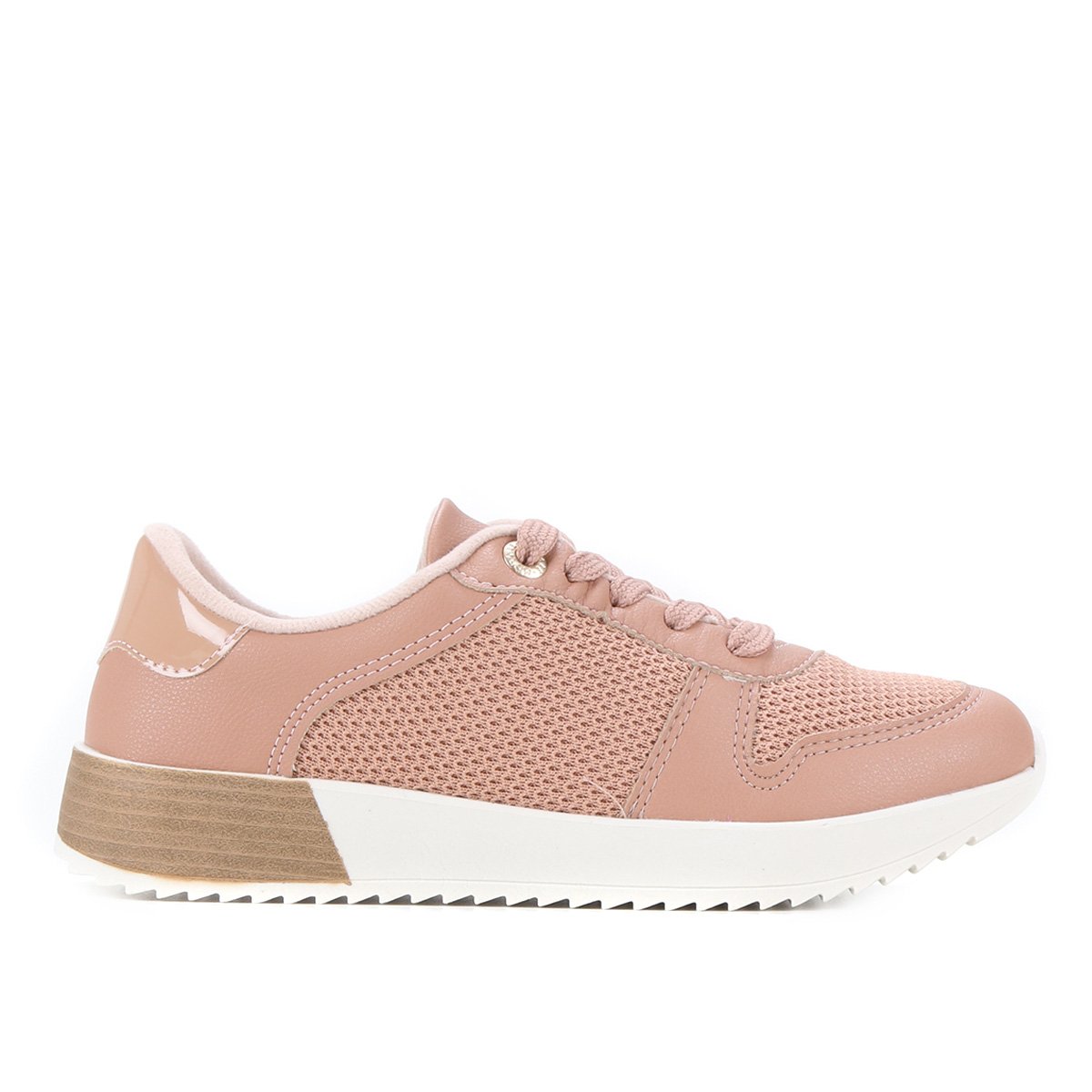 Tênis Modare Casual Feminino - Nude Menor preço em Tênis Modare Casual Feminino - Nude