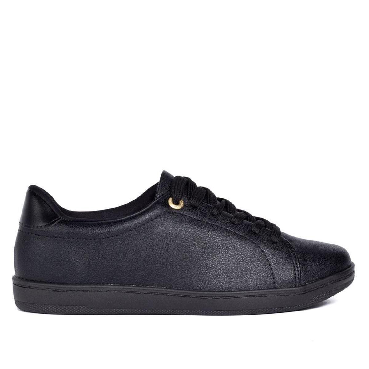 Tenis Modare Feminino - Preto+Chumbo Menor preço em Tenis Modare Feminino - Preto+Chumbo