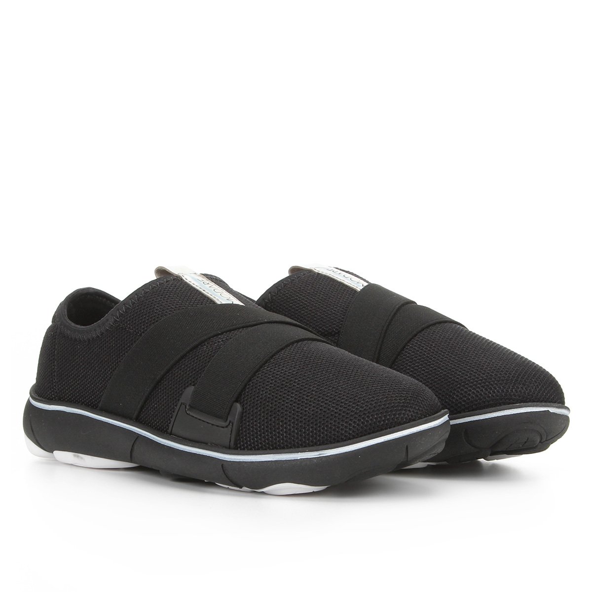 Tênis Modare Slip On Elastico Cruzado Feminino - Preto Menor preço em Tênis Modare Slip On Elastico Cruzado Feminino - Preto
