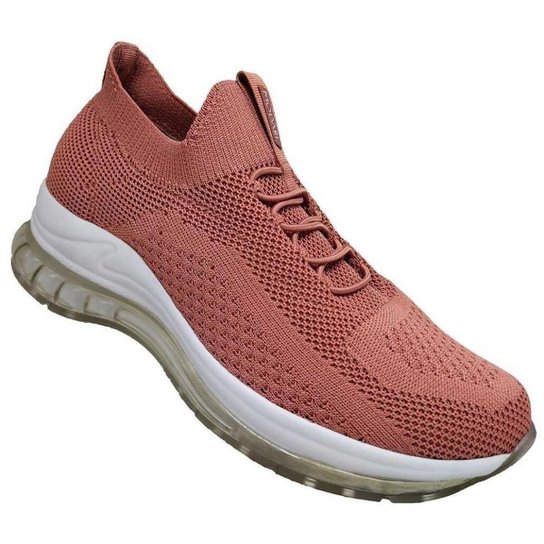 Tênis Modare Ultraconforto 7355.103 Feminino - Preto - Rosa Claro