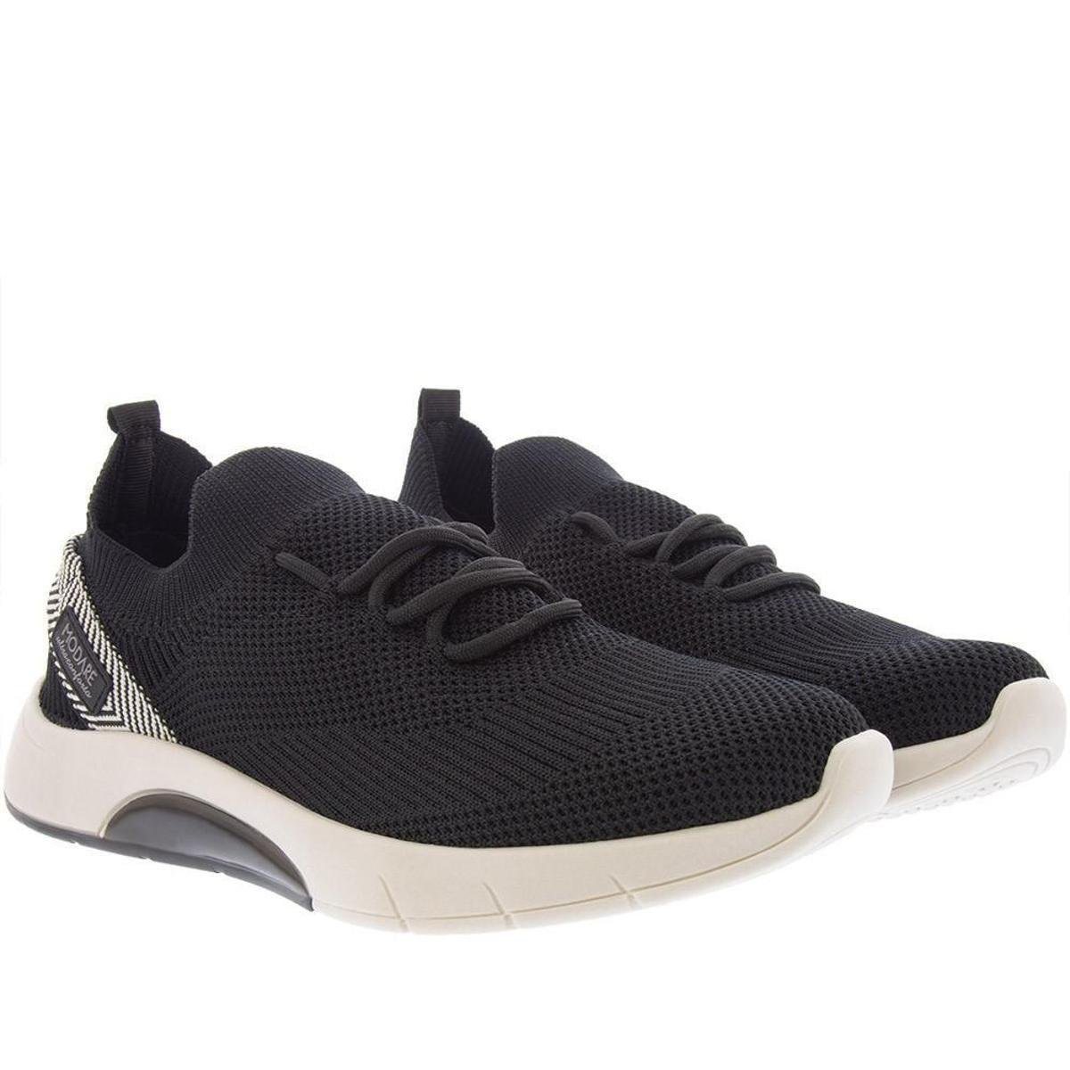 Tênis Modare Ultraconforto Casual Feminino Knit Preto - 40 Menor preço em Tênis Modare Ultraconforto Casual Feminino Knit Preto - 40