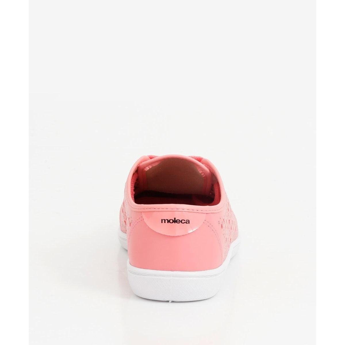 Tênis Moleca Casual Recorte Laser Feminino - Rosa | Zattini