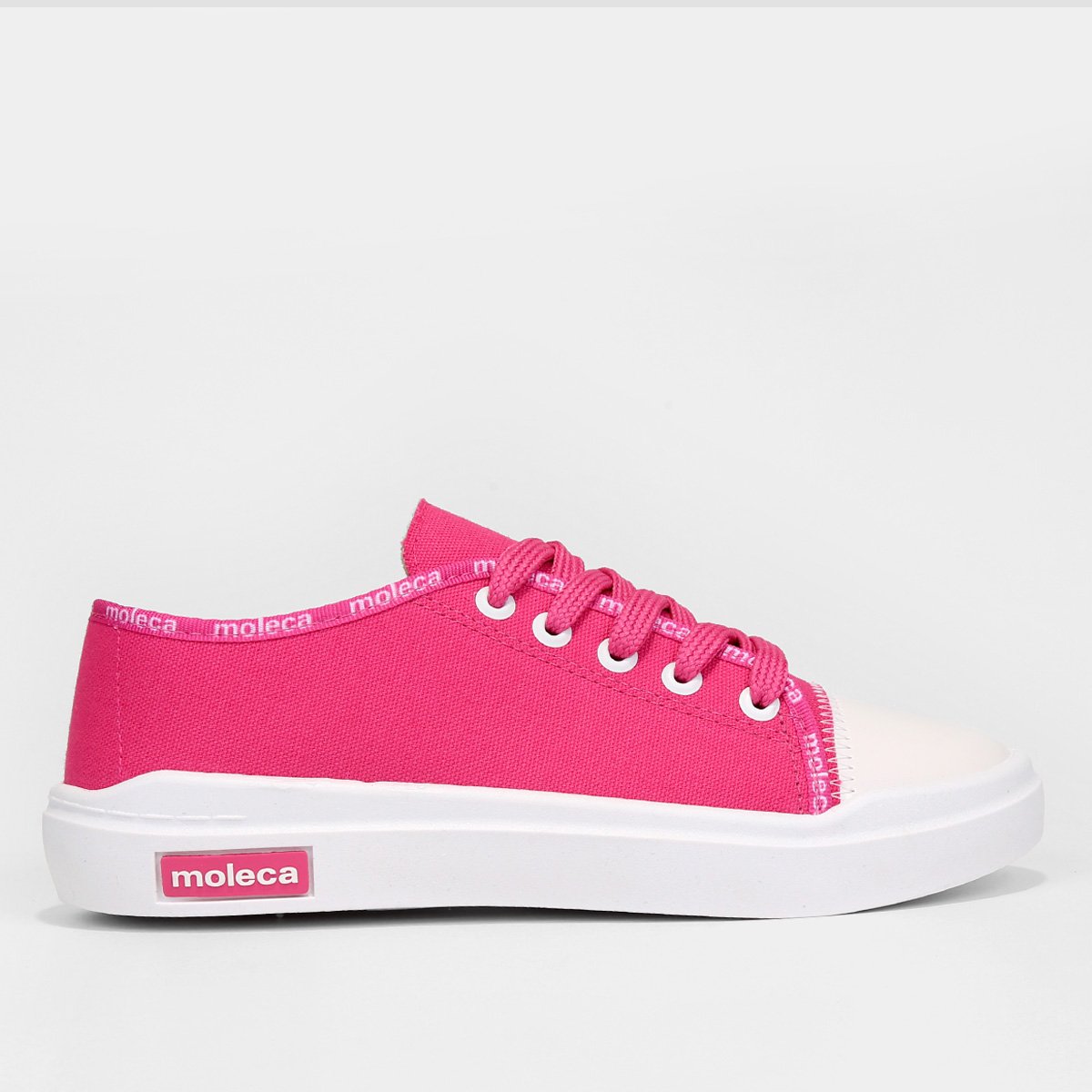Tênis Moleca Color Feminina - Pink Menor preço em Tênis Moleca Color Feminina - Pink