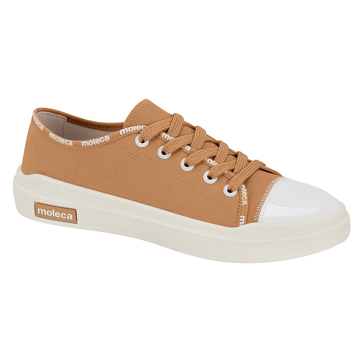 Tênis Moleca Color Feminina - Areia Menor preço em Tênis Moleca Color Feminina - Areia