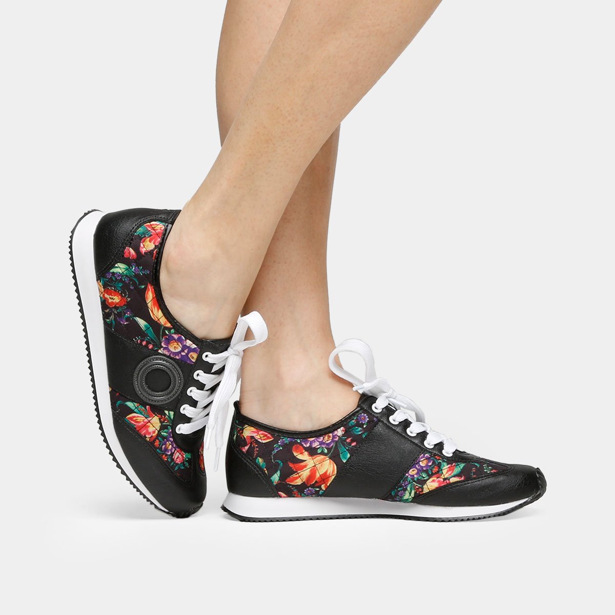 tenis moleca floral