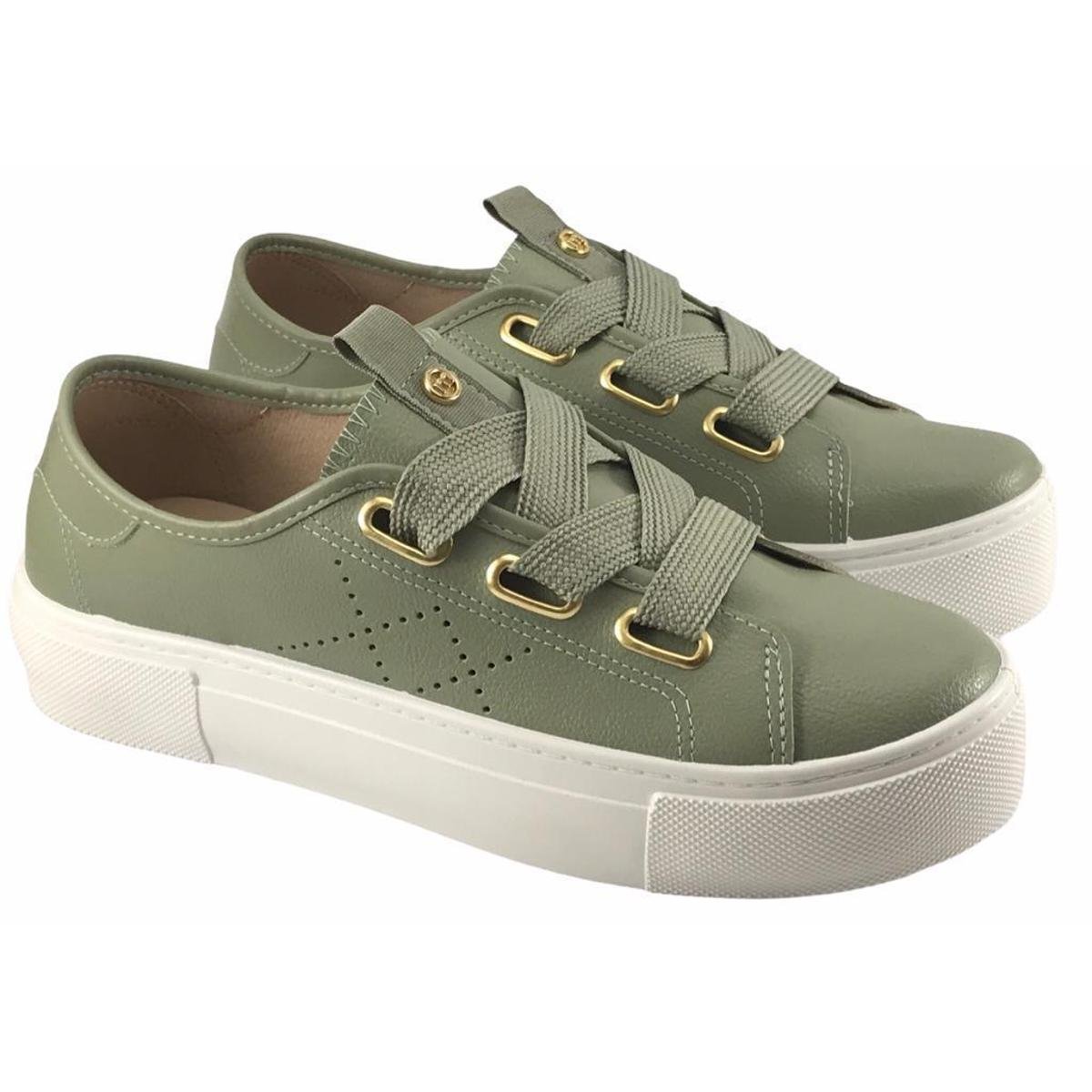 Tênis Moleca Mini Floather Neo Feminino - Verde Menor preço em Tênis Moleca Mini Floather Neo Feminino - Verde