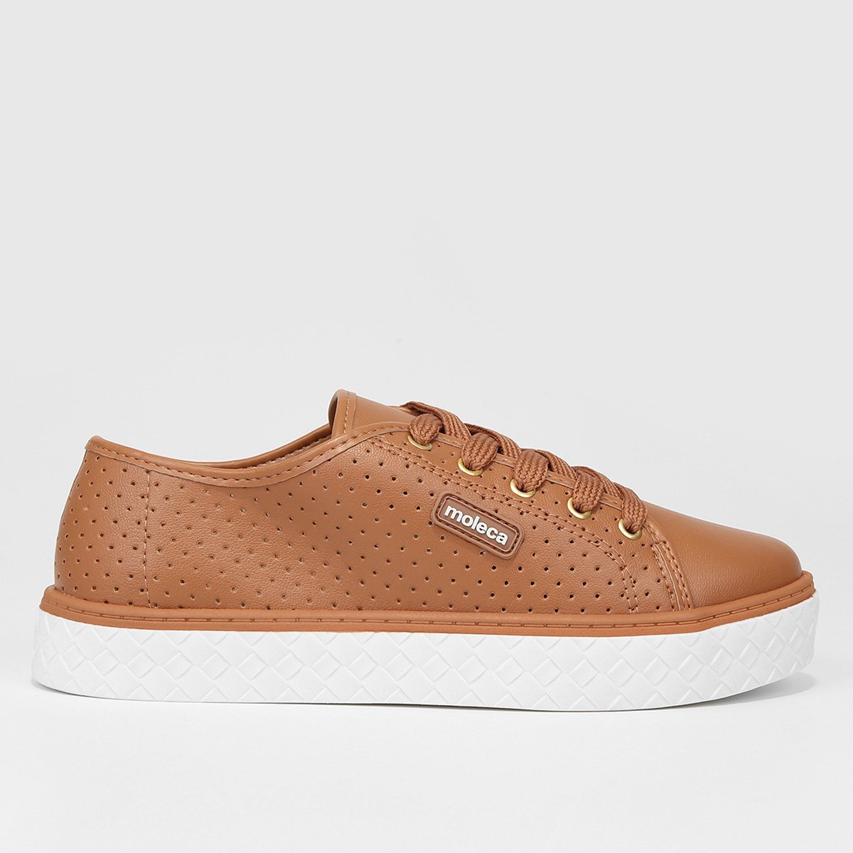 Tênis Moleca Sport - Caramelo Menor preço em Tênis Moleca Sport - Caramelo
