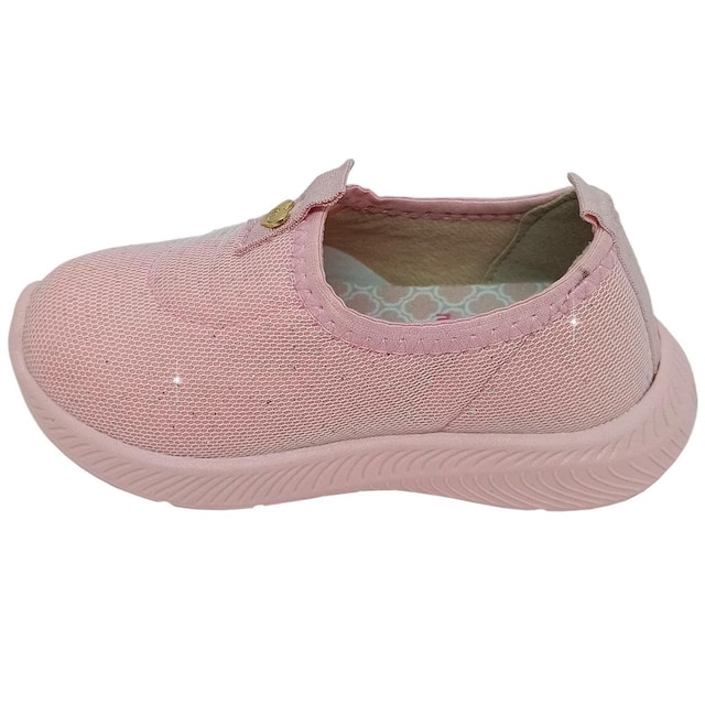 Tênis Molekinha Meninas Shine Comfy Diversão E Glitter