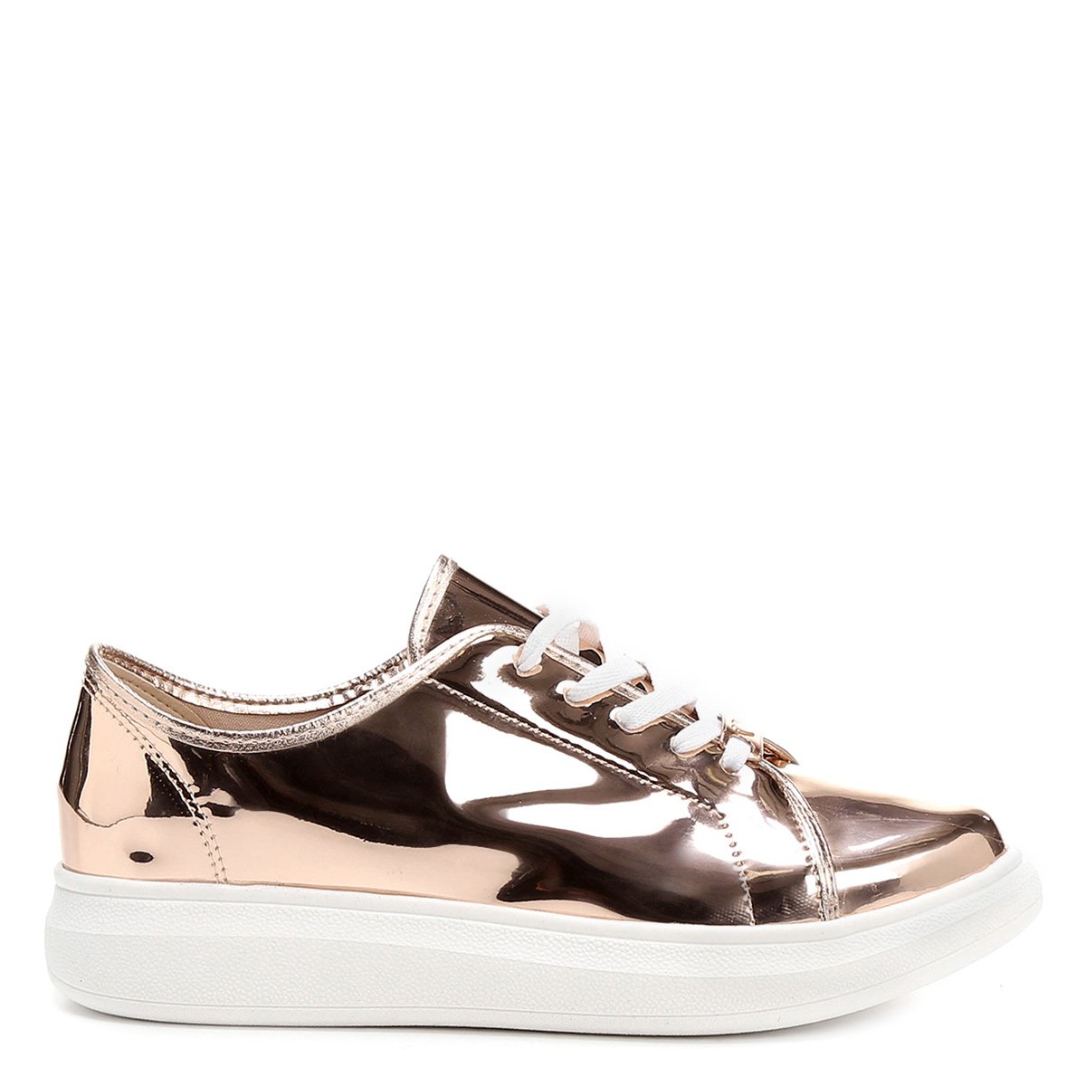 tenis molekinha metalizado infantil