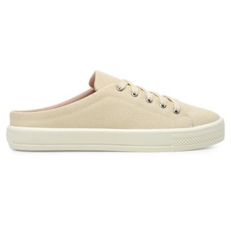 Tênis Mule Feminino Nati Lona Natural Menina Tênis