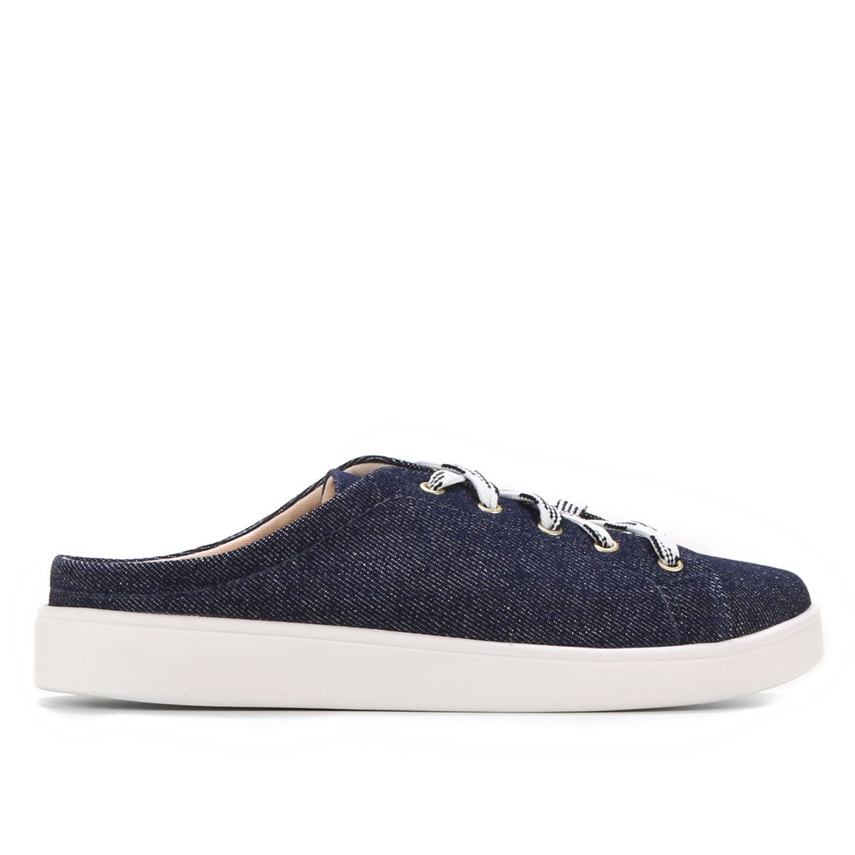 Tênis Mule Somoda Jeans Denim Feminino - Jeans Menor preço em Tênis Mule Somoda Jeans Denim Feminino - Jeans