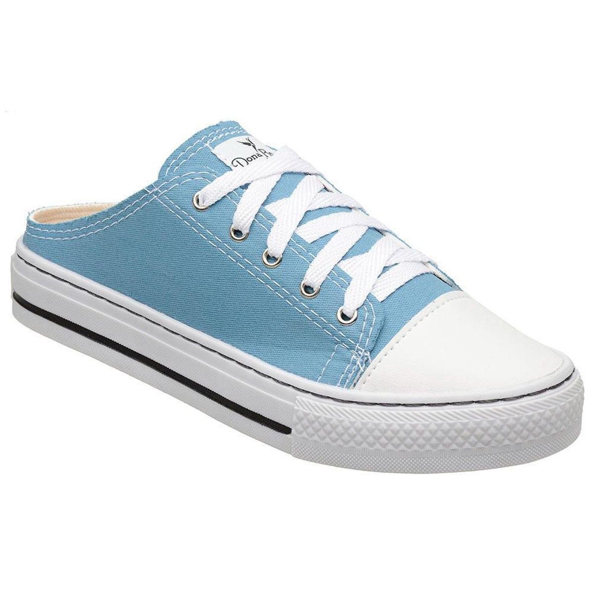 Menor preço em Tenis Mule Star Feminino Classico All Fácil Calçar Dona Beja - Azul