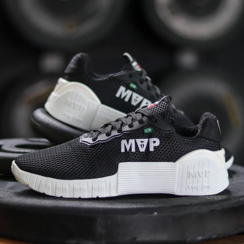 Tenis Mvp Preto Cross Trainning 6x6 - Black White