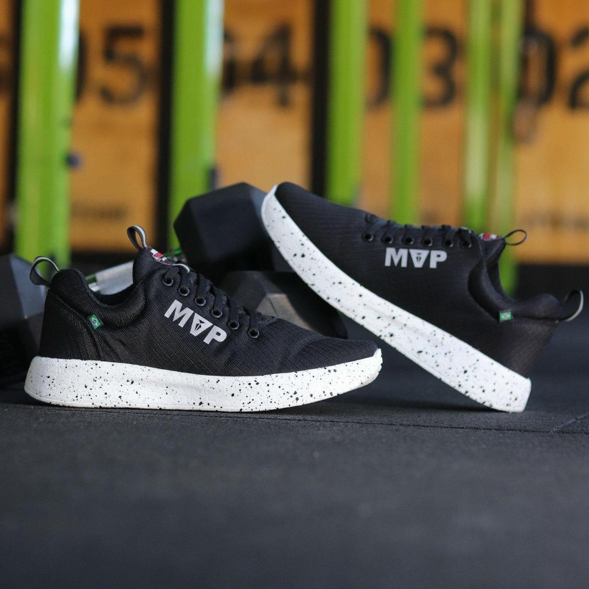 Tenis Mvp Xtep Run - Black White | Zattini