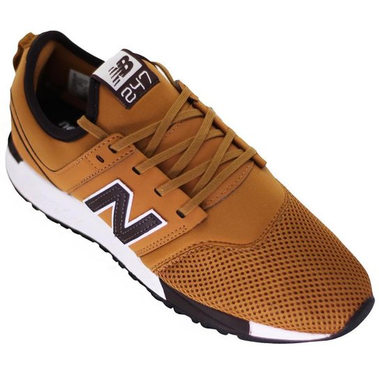TΓͺnis New Balance 247 Masculino Marrom Zattini