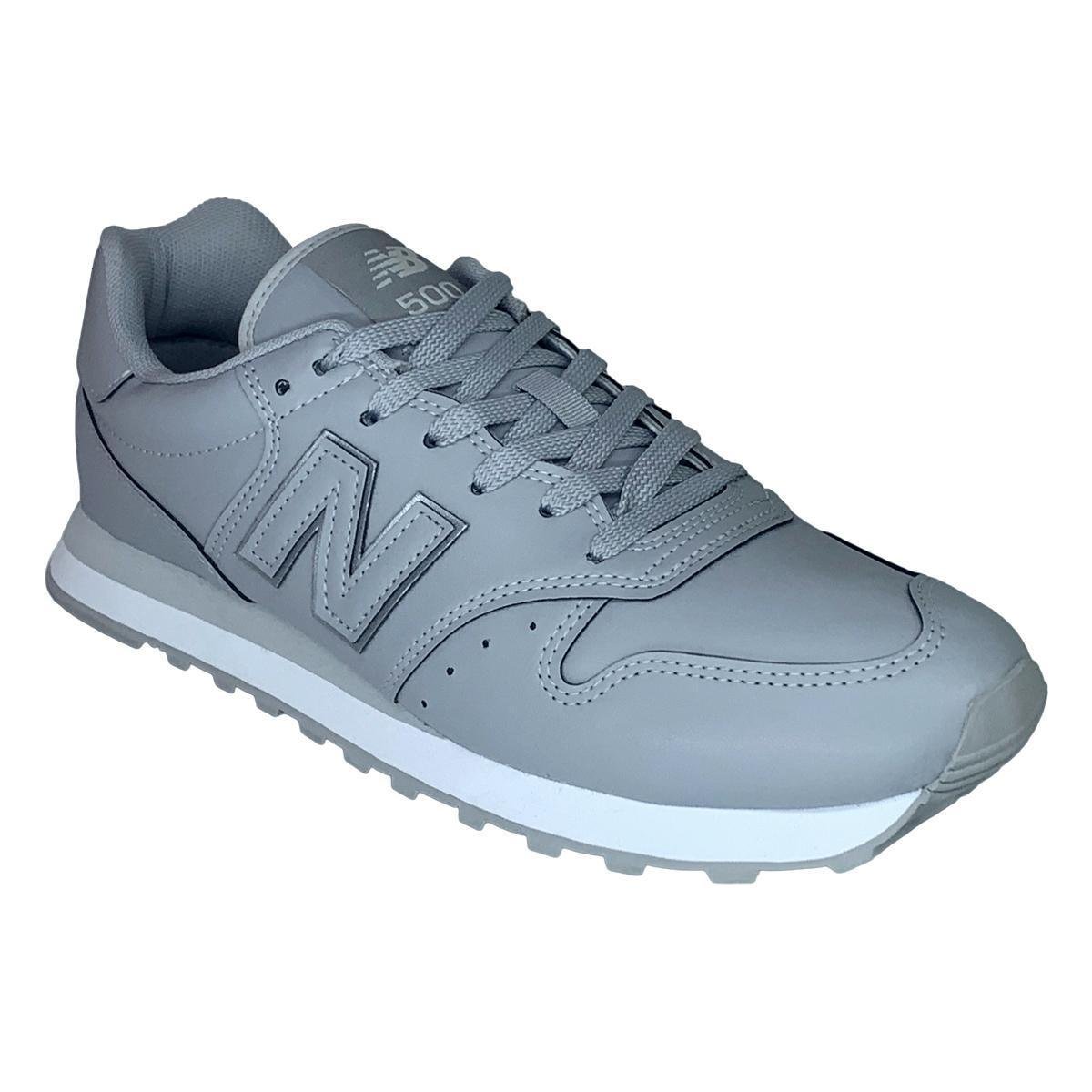 Tênis New Balance 500 Retrô Running Masculino - Cinza Menor preço em Tênis New Balance 500 Retrô Running Masculino - Cinza