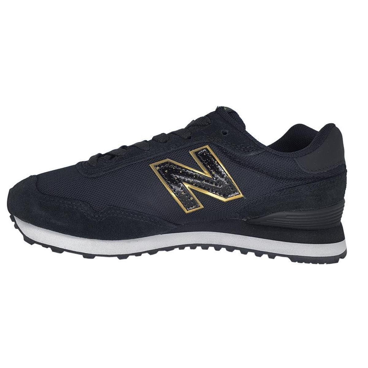 new balance 515 feminino preto e dourado
