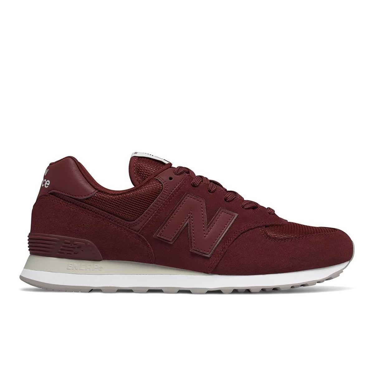 new balance 574 vinho masculino