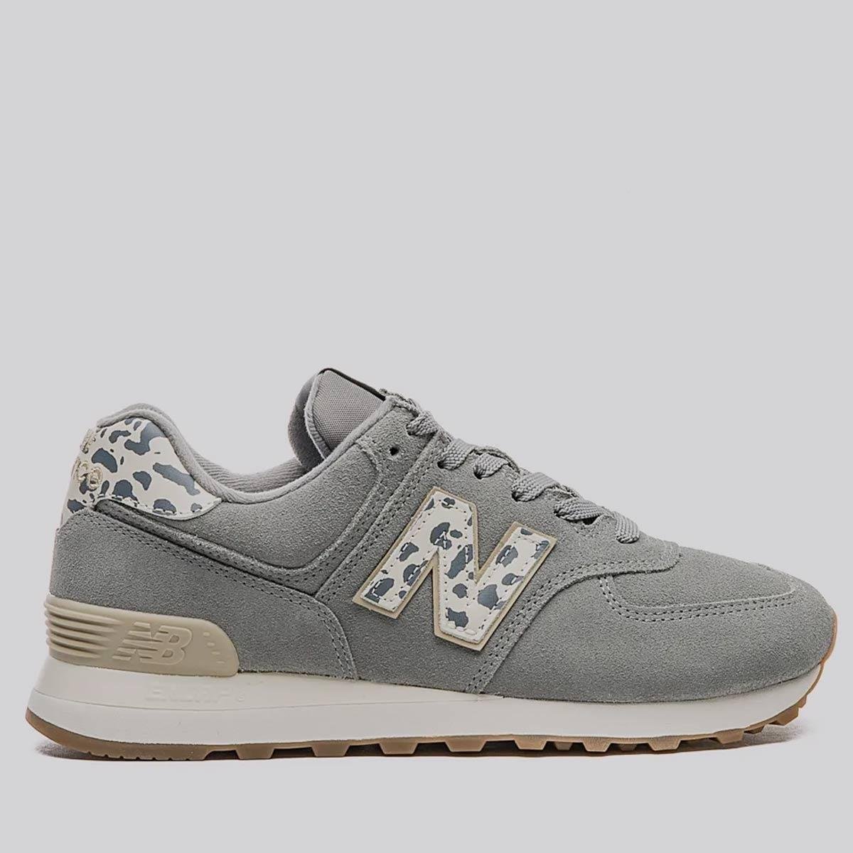 Tênis New Balance 574 V2 Feminino Cinza Menor preço em Tênis New Balance 574 V2 Feminino Cinza