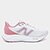 Tênis New Balance Fresh Foam Arishi V'4 Feminino - Branco+Rosa Claro